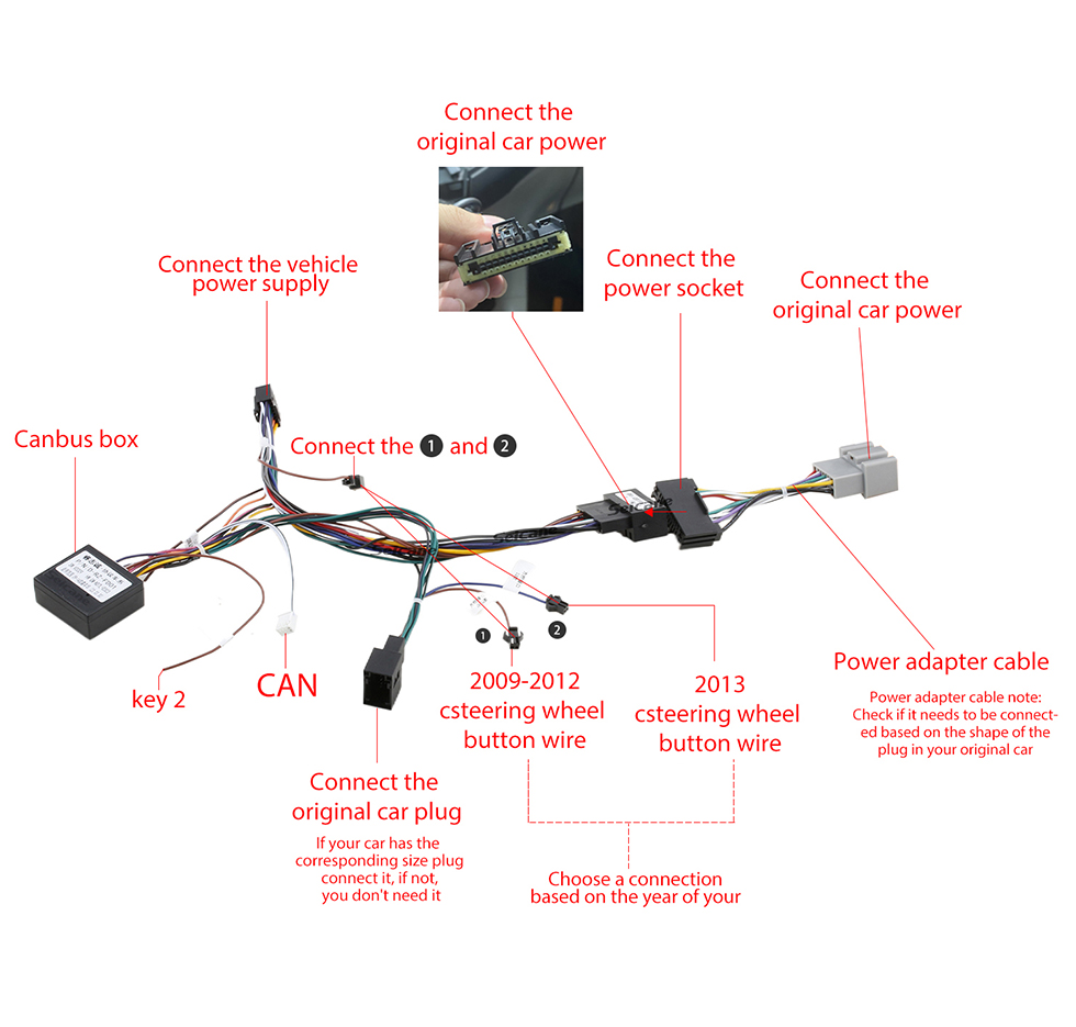 Seicane OEM 9-дюймовый Android 12.0 для Ford Fiesta 2004-2014 Радио с сенсорным экраном Bluetooth HD Поддержка системы GPS-навигации Carplay DAB+