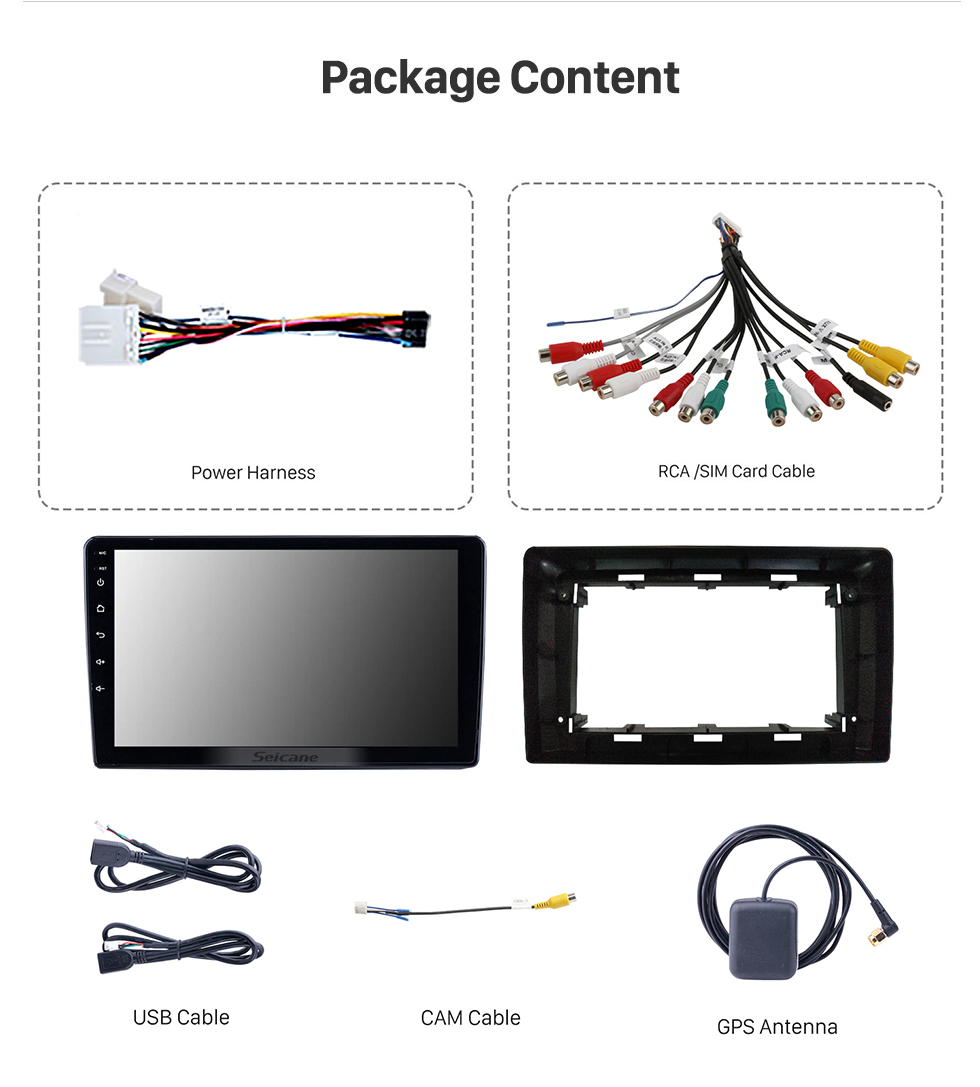 Seicane 9 inch Android 13.0 for 2007-2012 Mitsubishi COLT Radio GPS Navigation System With HD Touchscreen Bluetooth support Carplay OBD2 Seicane 9 inch Android 13.0 for 2007-2012 Mitsubishi COLT Radio GPS Navigation System With HD Touchscreen Bluetooth support Carplay OBD2