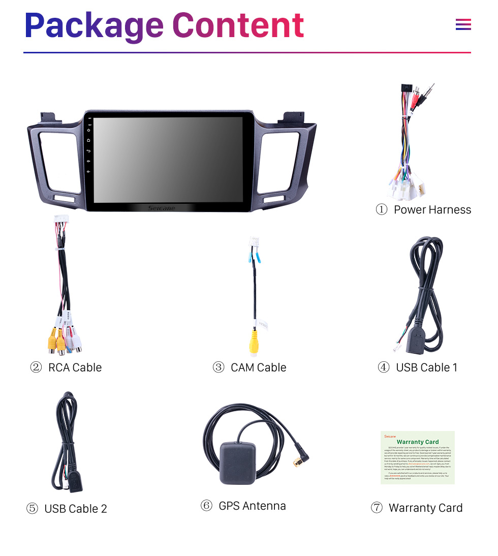 Seicane 2013-2016 Toyota RAV4 10.1 inch Android 10.0 GPS Sat Nav In Car with Touch Screen 3G WiFi AM FM Radio Bluetooth Music USB support OBD2 DVR TPMS Seicane 2013-2016 Toyota RAV4 10.1 inch Android 10.0 GPS Sat Nav In Car with Touch Screen 3G WiFi AM FM Radio Bluetooth Music USB support OBD2 DVR TPMS
