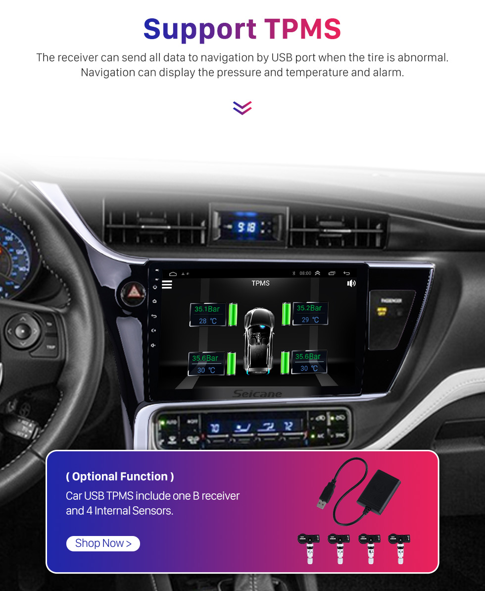 Seicane 2017 Toyota Corolla (LHD) left driving 10.1 inch Android 9.0 Radio GPS Navigation System Bluetooth HD 1024*600 Touch Screen WiFi Mirror Link Seicane 2017 Toyota Corolla (LHD) left driving 10.1 inch Android 9.0 Radio GPS Navigation System Bluetooth HD 1024*600 Touch Screen WiFi Mirror Link