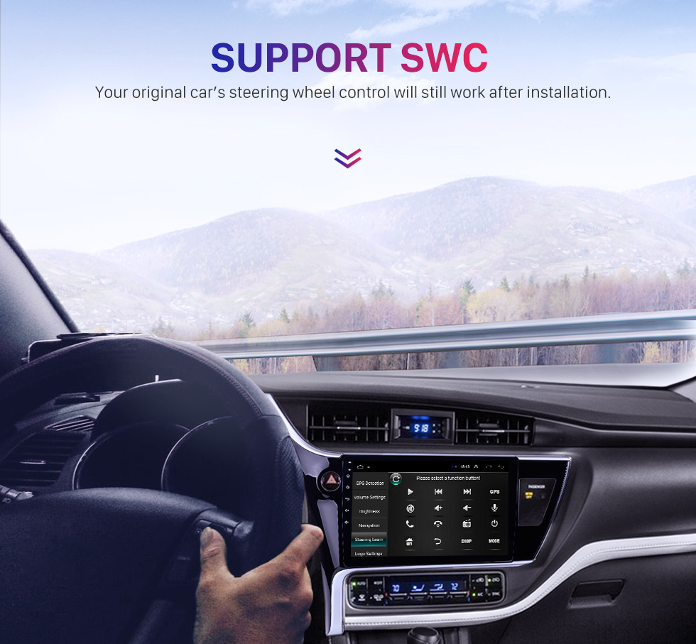 Seicane 2017 Toyota Corolla (LHD) left driving 10.1 inch Android 9.0 Radio GPS Navigation System Bluetooth HD 1024*600 Touch Screen WiFi Mirror Link Seicane 2017 Toyota Corolla (LHD) left driving 10.1 inch Android 9.0 Radio GPS Navigation System Bluetooth HD 1024*600 Touch Screen WiFi Mirror Link