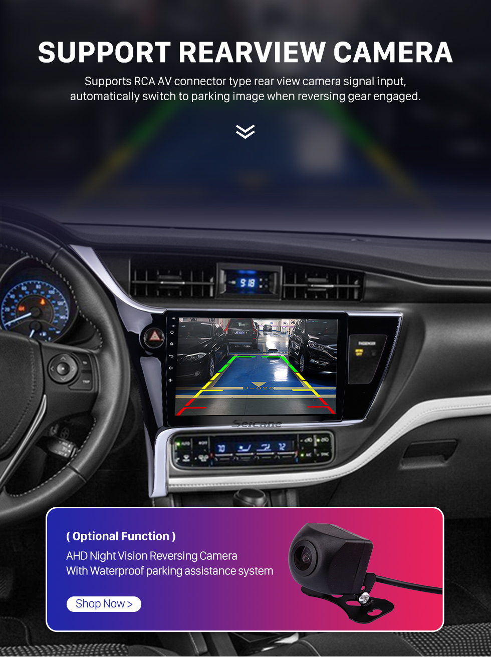 Seicane 2017 Toyota Corolla (LHD) left driving 10.1 inch Android 9.0 Radio GPS Navigation System Bluetooth HD 1024*600 Touch Screen WiFi Mirror Link Seicane 2017 Toyota Corolla (LHD) left driving 10.1 inch Android 9.0 Radio GPS Navigation System Bluetooth HD 1024*600 Touch Screen WiFi Mirror Link