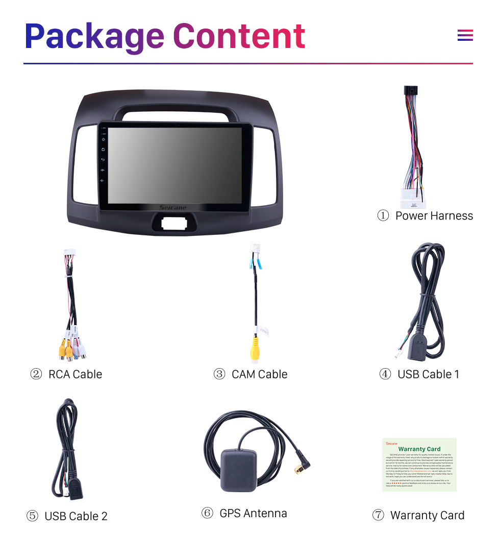 Seicane 9 inch 2007-2011 Hyundai Elantra Android 9.0 Radio GPS Navigation System with Mirror link Bluetooth OBD2 DVR digital TV TPMS Steering Wheel Control Seicane 9 inch 2007-2011 Hyundai Elantra Android 9.0 Radio GPS Navigation System with Mirror link Bluetooth OBD2 DVR digital TV TPMS Steering Wheel Control