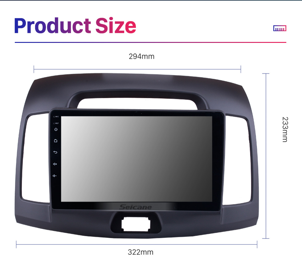 Seicane 9 inch 2007-2011 Hyundai Elantra Android 9.0 Radio GPS Navigation System with Mirror link Bluetooth OBD2 DVR digital TV TPMS Steering Wheel Control Seicane 9 inch 2007-2011 Hyundai Elantra Android 9.0 Radio GPS Navigation System with Mirror link Bluetooth OBD2 DVR digital TV TPMS Steering Wheel Control