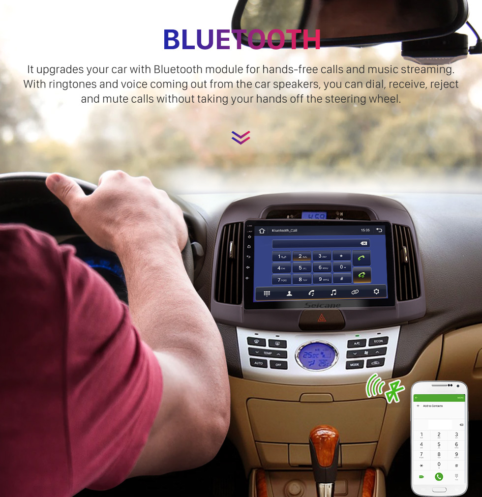 Seicane 9 inch 2007-2011 Hyundai Elantra Android 9.0 Radio GPS Navigation System with Mirror link Bluetooth OBD2 DVR digital TV TPMS Steering Wheel Control Seicane 9 inch 2007-2011 Hyundai Elantra Android 9.0 Radio GPS Navigation System with Mirror link Bluetooth OBD2 DVR digital TV TPMS Steering Wheel Control