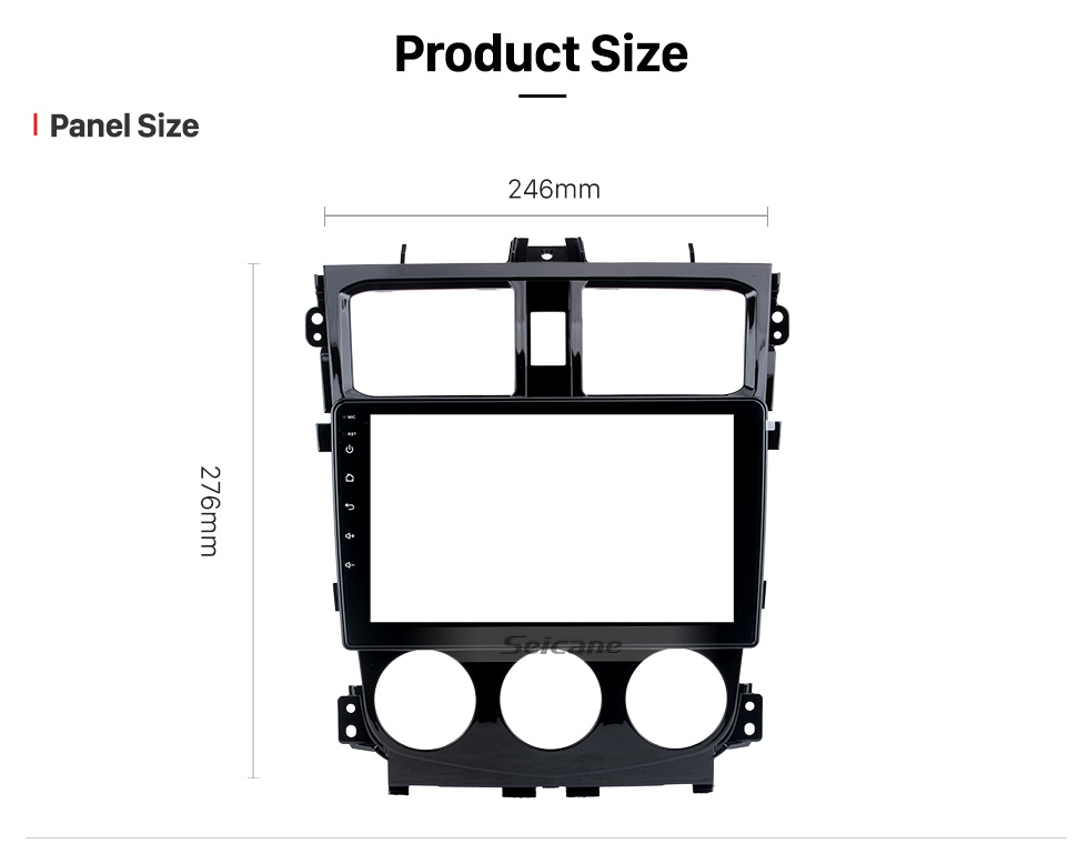 Seicane Pantalla táctil HD de 9 pulgadas para 2018 Honda Elysion Radio Android 10.0 Sistema de navegación GPS con soporte Bluetooth Carplay