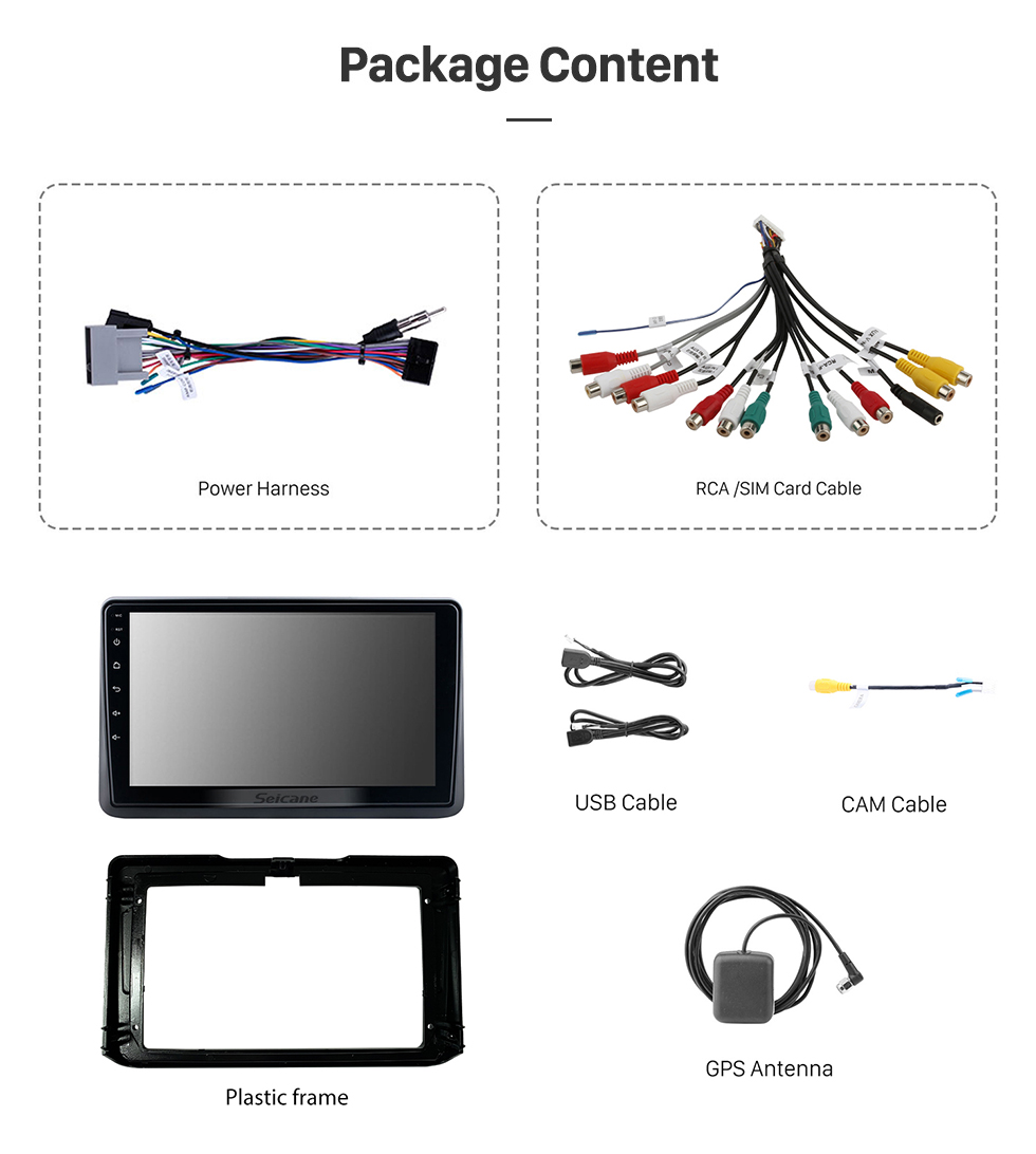 Seicane OEM 9 pulgadas Android 10,0 para 2020 Honda CITY Radio con Bluetooth HD pantalla táctil sistema de navegación GPS compatible con Carplay DAB +