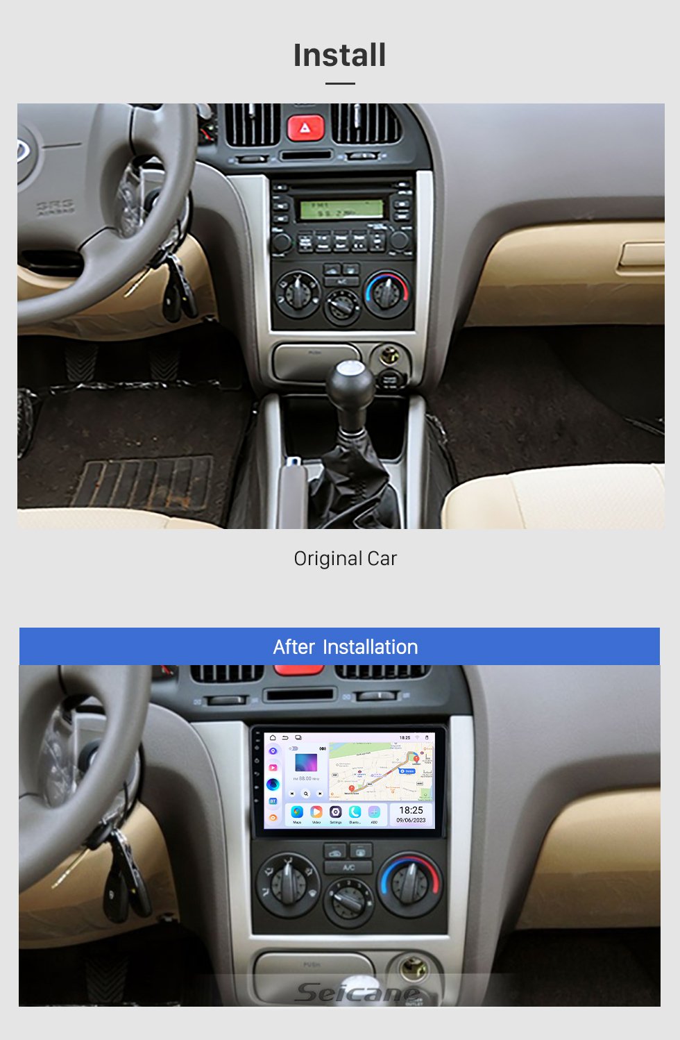 Seicane HD Touchscreen 9 Zoll für 2018 Honda Elysion Radio Android 13.0 GPS-Navigationssystem mit Bluetooth-Unterstützung Carplay Seicane HD Touchscreen 9 Zoll für 2018 Honda Elysion Radio Android 13.0 GPS-Navigationssystem mit Bluetooth-Unterstützung Carplay