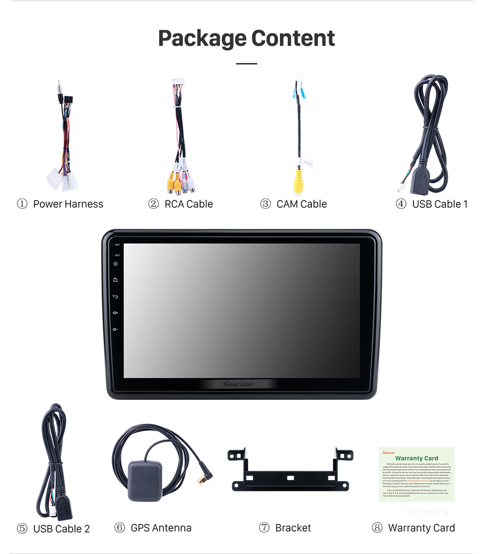 Seicane Pantalla táctil HD de 9 pulgadas para 2018 Honda Elysion Radio Android 10.0 Sistema de navegación GPS con soporte Bluetooth Carplay Seicane Pantalla táctil HD de 9 pulgadas para 2018 Honda Elysion Radio Android 10.0 Sistema de navegación GPS con soporte Bluetooth Carplay