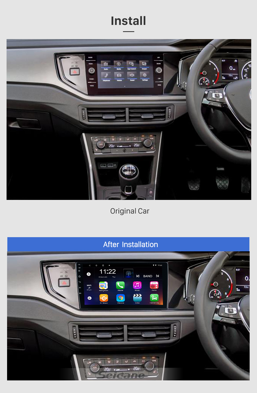 Vw polo 2020 online android auto