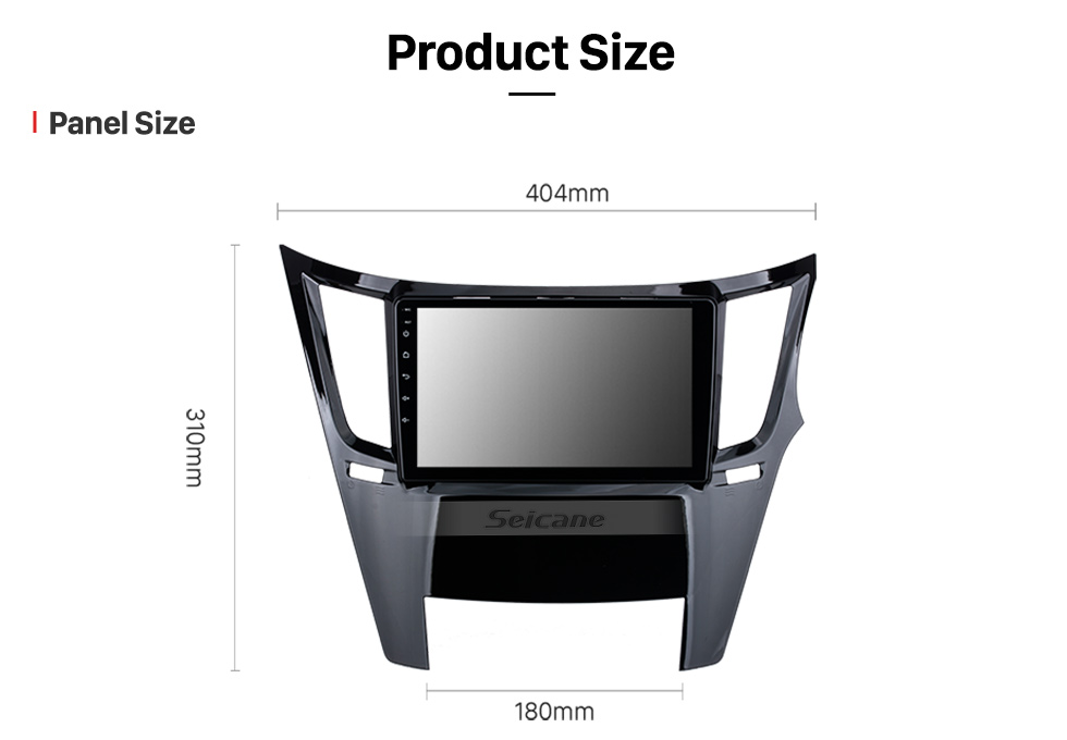 Seicane 9 pulgadas Android 10.0 para Subaru Outback RHD Radio Sistema de navegación GPS con pantalla táctil HD Soporte Bluetooth Carplay OBD2