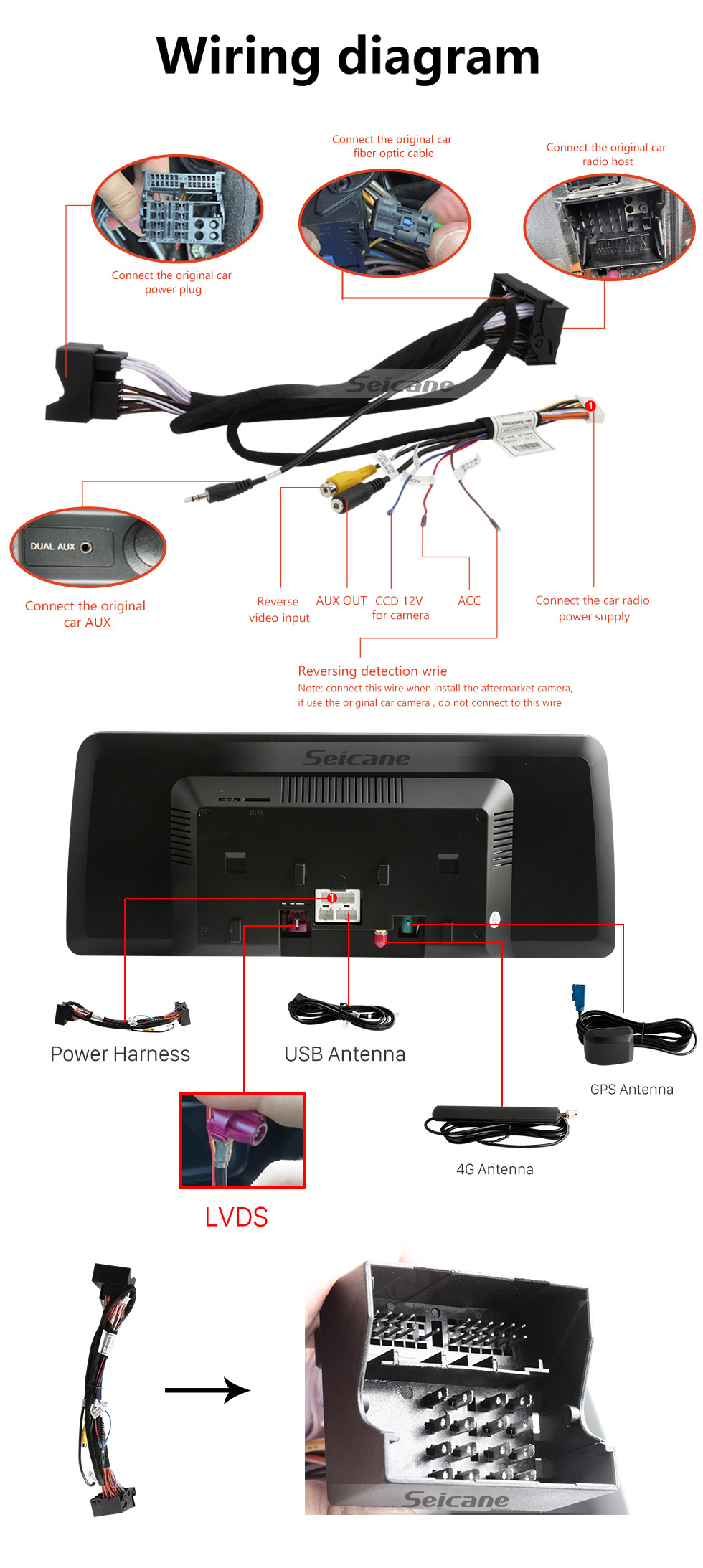 Seicane Android 11.0 12.3 pulgadas para 2010-2013 2014 2015 2016 BMW 5 Series F10 F11 Radio HD Pantalla táctil Sistema de navegación GPS con soporte Bluetooth DVR