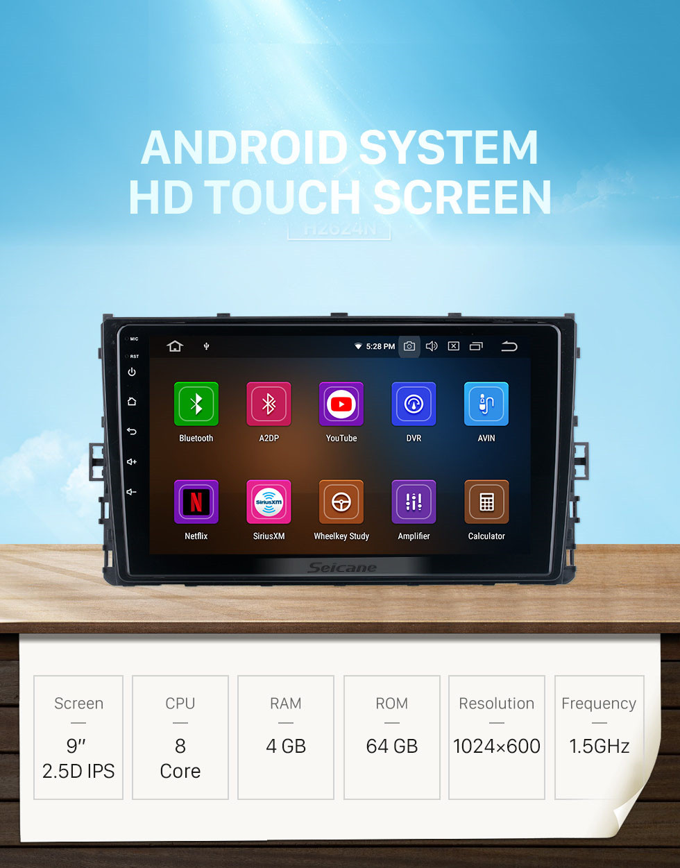 Seicane OEM Android 12.0 Para 2020 Volkswagen POLO Radio com Bluetooth 9 polegadas HD Touchscreen Sistema de Navegação GPS Carplay suporte DSP