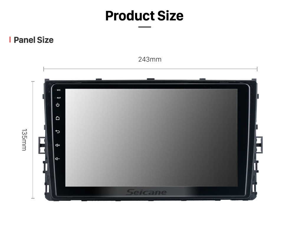 Seicane OEM Android 12.0 For 2020 Volkswagen POLO Radio with Bluetooth 9 inch HD Touchscreen GPS Navigation System Carplay support DSP