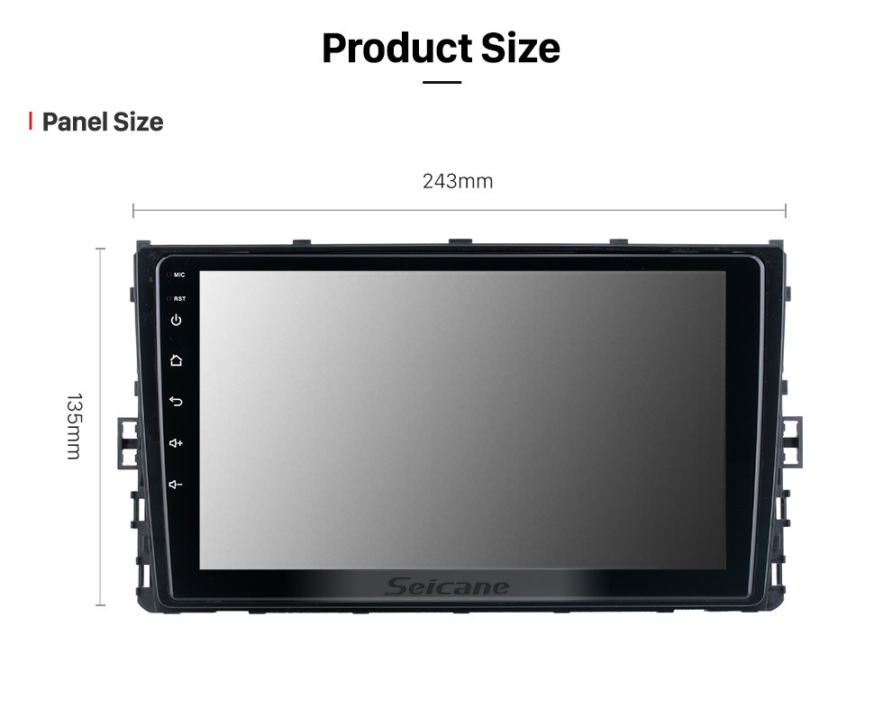 Seicane OEM Android 12.0 Para 2020 Volkswagen POLO Radio com Bluetooth 9 polegadas HD Touchscreen Sistema de Navegação GPS Carplay suporte DSP