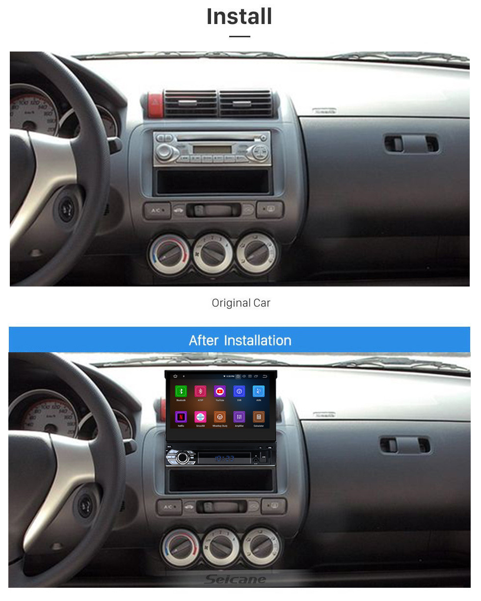 Seicane Android 6.0 Universal One DIN Car Radio Navegação GPS Player Multimídia com Bluetooth WI-FI Suporte de Música Espelho Link SWC DVR 1080P Vídeo Seicane Android 6.0 Universal One DIN Car Radio Navegação GPS Player Multimídia com Bluetooth WI-FI Suporte de Música Espelho Link SWC DVR 1080P Vídeo