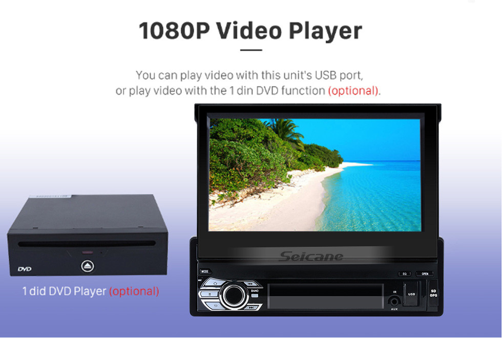 Seicane Android 6.0 Universal One DIN Car Radio Navegação GPS Player Multimídia com Bluetooth WI-FI Suporte de Música Espelho Link SWC DVR 1080P Vídeo Seicane Android 6.0 Universal One DIN Car Radio Navegação GPS Player Multimídia com Bluetooth WI-FI Suporte de Música Espelho Link SWC DVR 1080P Vídeo