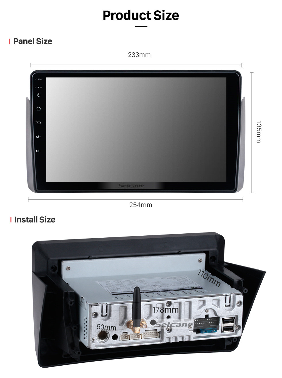 Seicane Pantalla táctil HD para 2004 2005 2006 2007 Nissan Teana Radio Android 11.0 Navegación GPS de 9 pulgadas Soporte Bluetooth Carplay Cámara de respaldo TPMS