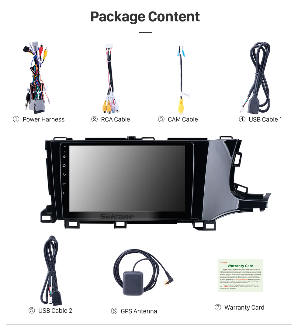 Seicane Android 10.0 HD Touch Screen 9 inch For 2016 Honda Shuttle RHD Radio GPS Navigation system with Bluetooth support Carplay Seicane Android 10.0 HD Touch Screen 9 inch For 2016 Honda Shuttle RHD Radio GPS Navigation system with Bluetooth support Carplay