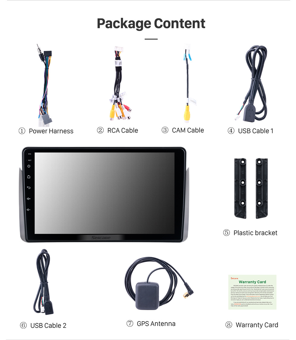 Seicane Android 10.0 HD Touchscreen 9 inch For 2004-2007 Nissan Teana Radio GPS Navigation System with Bluetooth support Carplay Rear camera Seicane Android 10.0 HD Touchscreen 9 inch For 2004-2007 Nissan Teana Radio GPS Navigation System with Bluetooth support Carplay Rear camera
