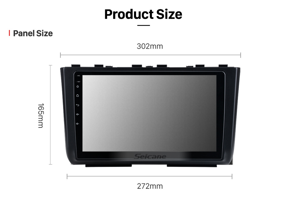 Seicane Pour 2008-2012 Hyundai i20 Radio Android 10.0 HD Écran tactile Système de navigation GPS 9 pouces avec prise en charge WIFI Bluetooth Carplay DVR