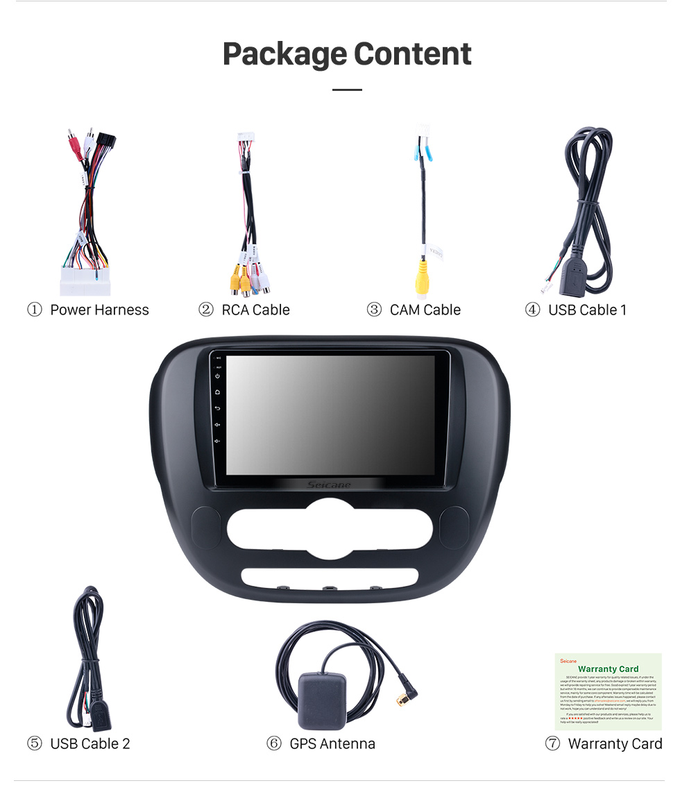Seicane 9 inch Android 10.0 for 2014 Kia Soul Radio with Bluetooth HD Touchscreen GPS Navigation System support Carplay Seicane 9 inch Android 10.0 for 2014 Kia Soul Radio with Bluetooth HD Touchscreen GPS Navigation System support Carplay