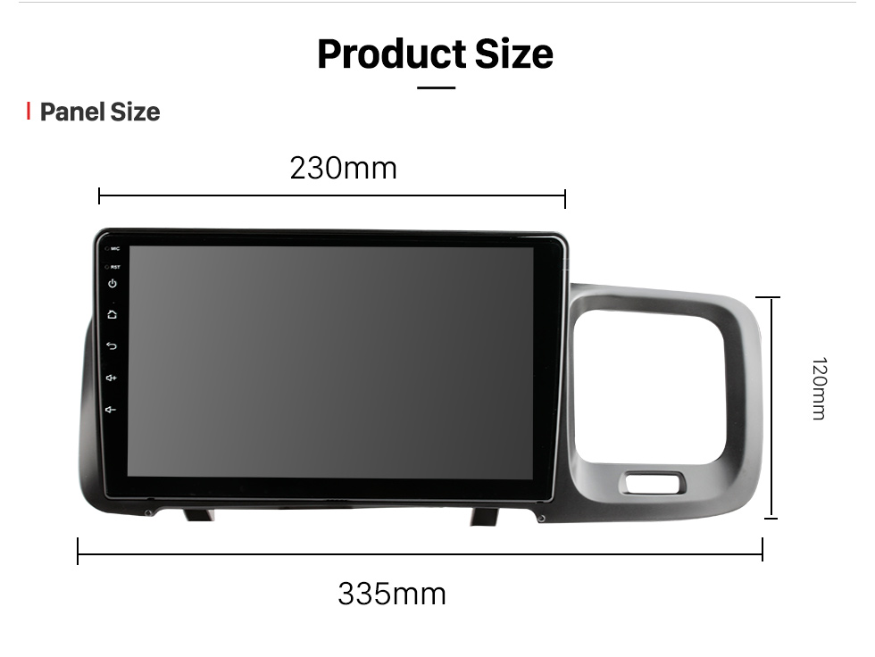 Seicane 9-дюймовый Android 13.0 для 2011-2015 Volvo S60 Стереосистема GPS-навигации с поддержкой сенсорного экрана Bluetooth Камера заднего вида