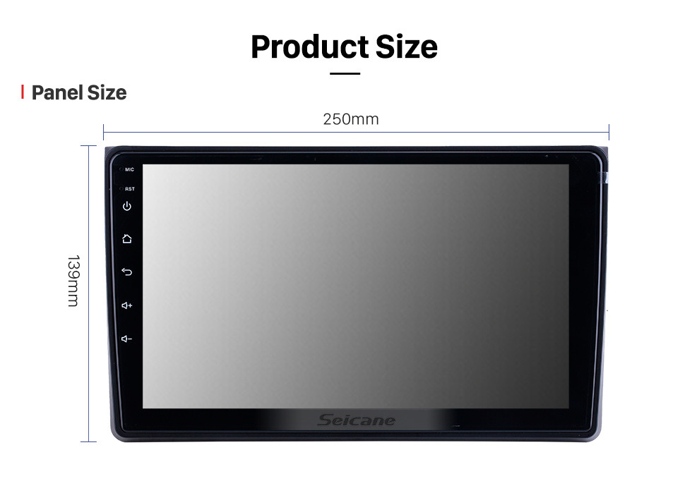 Seicane 9 inch Android 13.0 for 2002 2003 2004-2008 Audi A4 Radio With HD Touchscreen GPS Navigation Bluetooth support Carplay DAB+ TPMS
