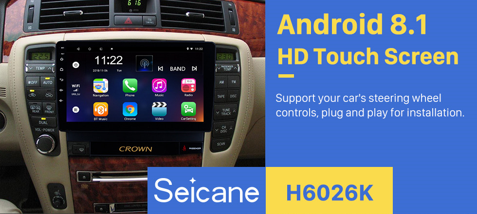 Seicane 9 Zoll Android 8.1 GPS-Navigationssystem Touchscreen-Radio Für 2010-2014 Toyota alte Krone Bluetooth PMS DVR OBD II USB Rückfahrkamera Lenkradsteuerung Seicane 9 Zoll Android 8.1 GPS-Navigationssystem Touchscreen-Radio Für 2010-2014 Toyota alte Krone Bluetooth PMS DVR OBD II USB Rückfahrkamera Lenkradsteuerung