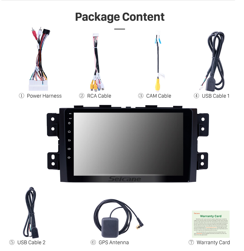 Seicane 9 Inch Android 8.1 Touch Screen radio Bluetooth GPS Navigation system For 2008-2016 KIA Borrego with TPMS DVR OBD II USB 3G WiFi Rear camera Steering Wheel Control HD 1080P Video AUX Seicane 9 Inch Android 8.1 Touch Screen radio Bluetooth GPS Navigation system For 2008-2016 KIA Borrego with TPMS DVR OBD II USB 3G WiFi Rear camera Steering Wheel Control HD 1080P Video AUX