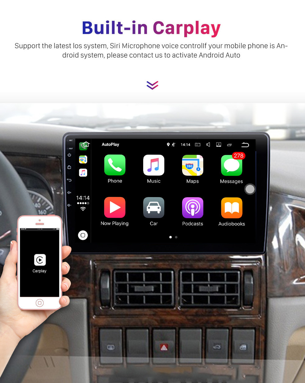 Seicane 10.1 inch Android 10.0 For Santana Vista 2003-2012 Radio GPS Navigation System With HD Touchscreen Bluetooth support Carplay OBD2 Seicane 10.1 inch Android 10.0 For Santana Vista 2003-2012 Radio GPS Navigation System With HD Touchscreen Bluetooth support Carplay OBD2