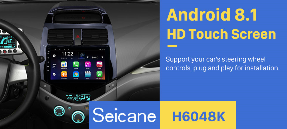 Seicane 2011 2012 2013 2014 Chevy Chevrolet DAEWOO Spark Beat Matiz 9 inch Android 8.1 Multimedia Player GPS Navigation HD Touchscreen Bluetooth Wifi Music USB AUX Steering Wheel Control support DVR OBD2 Seicane 2011 2012 2013 2014 Chevy Chevrolet DAEWOO Spark Beat Matiz 9 inch Android 8.1 Multimedia Player GPS Navigation HD Touchscreen Bluetooth Wifi Music USB AUX Steering Wheel Control support DVR OBD2
