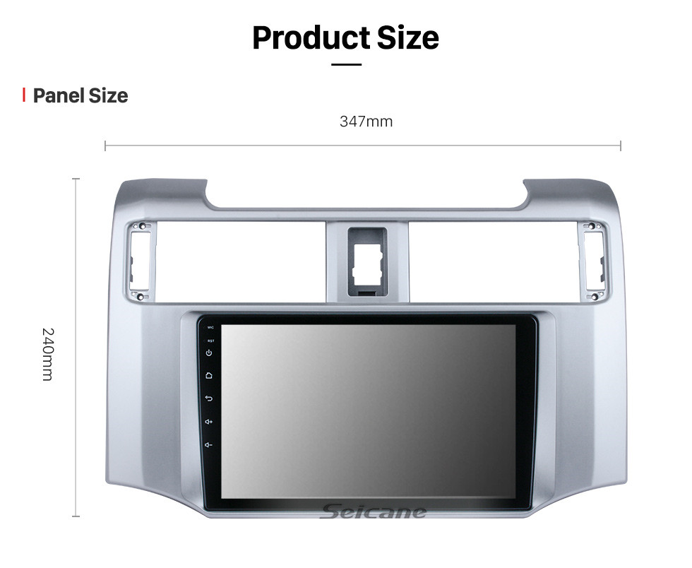 Seicane Android 11.0 HD Touchscreen 9 Zoll 2009-2017 Toyota 4 Runner Radio GPS Navigationssystem mit Bluetooth-Unterstützung Carplay Seicane Android 11.0 HD Touchscreen 9 Zoll 2009-2017 Toyota 4 Runner Radio GPS Navigationssystem mit Bluetooth-Unterstützung Carplay