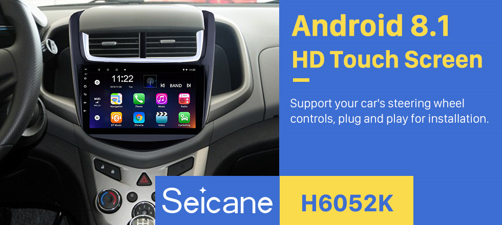 Seicane 9 Zoll Soem-Navigationssystem Android 8.1 Radio für 2014 Chevy Chevrolet Aveo 1024 * 600 Touchscreen MP5 Player TV-Tuner Fernbedienung Bluetooth Musik Seicane 9 Zoll Soem-Navigationssystem Android 8.1 Radio für 2014 Chevy Chevrolet Aveo 1024 * 600 Touchscreen MP5 Player TV-Tuner Fernbedienung Bluetooth Musik
