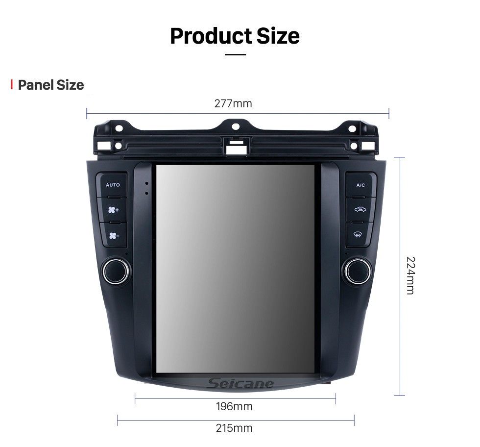 Seicane HD Touchscreen 9,7 polegadas Android 9.1 Mercado de Reposição GPS Rádio de Navegação para 2003-2007 Honda Accord 7 com Bluetooth Phone AUX FM Controle de Volante suporte DVD DVD 1080 P Vídeo OBD2 Seicane HD Touchscreen 9,7 polegadas Android 9.1 Mercado de Reposição GPS Rádio de Navegação para 2003-2007 Honda Accord 7 com Bluetooth Phone AUX FM Controle de Volante suporte DVD DVD 1080 P Vídeo OBD2