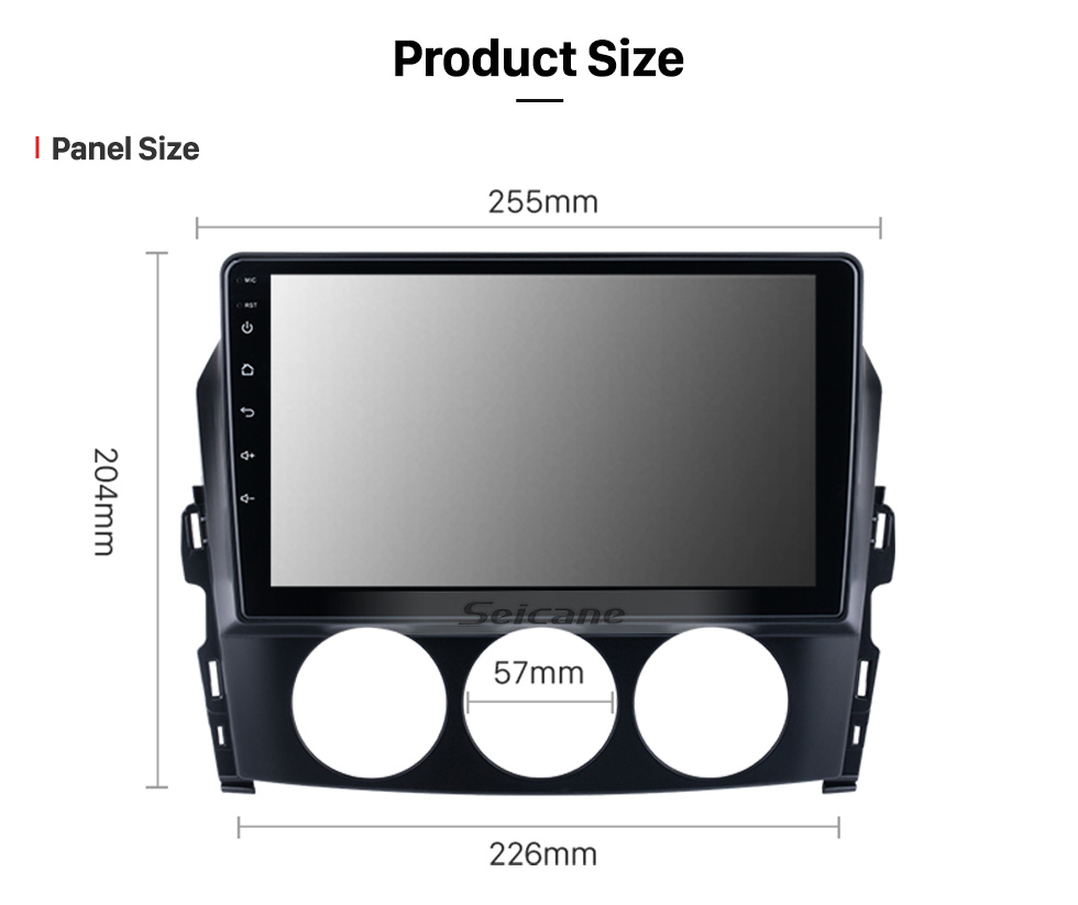 Seicane Andriod 10.0 HD Touchsreen 9 inch 2009 Mazda MX-5 GPS Navigation System with Bluetooth support Carplay Seicane Andriod 10.0 HD Touchsreen 9 inch 2009 Mazda MX-5 GPS Navigation System with Bluetooth support Carplay