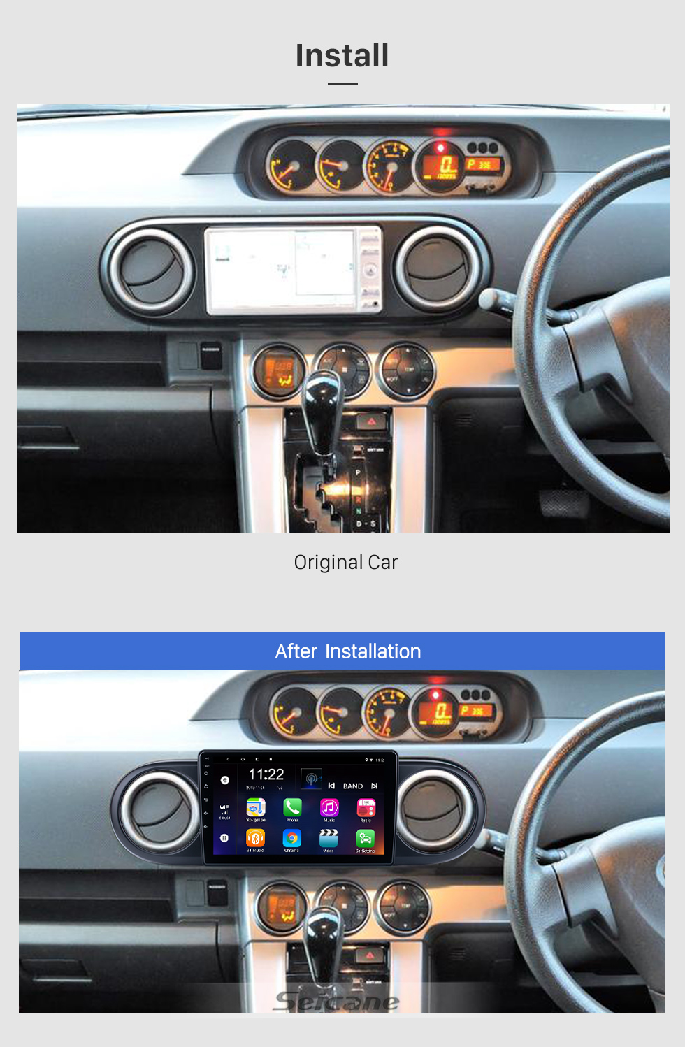 Seicane Android 10.0 HD Écran tactile 9 pouces 2009-2017 Toyota 4 Runner Radio Système de navigation GPS avec support Bluetooth Carplay Seicane Android 10.0 HD Écran tactile 9 pouces 2009-2017 Toyota 4 Runner Radio Système de navigation GPS avec support Bluetooth Carplay