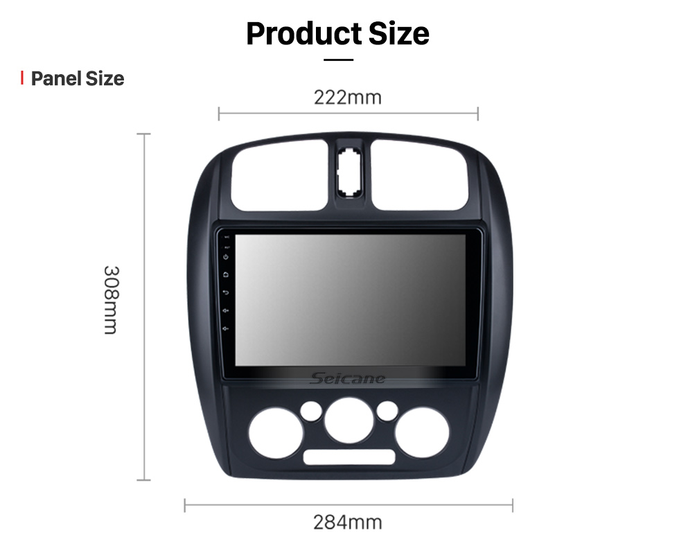 Seicane Andriod 10.0 HD Touchsreen 9-дюймовая GPS-навигатор Mazda MX-5 2009 года выпуска с поддержкой Bluetooth Carplay