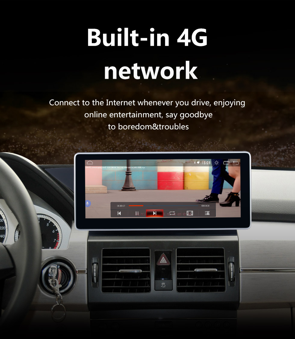 Seicane HD Touchscreen 10.25 inch Andriod 10.0 2009 2010 2011 2012 Mercedes Benz GLK car radio GPS Navigation System with Bluetooth support Carplay Seicane HD Touchscreen 10.25 inch Andriod 10.0 2009 2010 2011 2012 Mercedes Benz GLK car radio GPS Navigation System with Bluetooth support Carplay