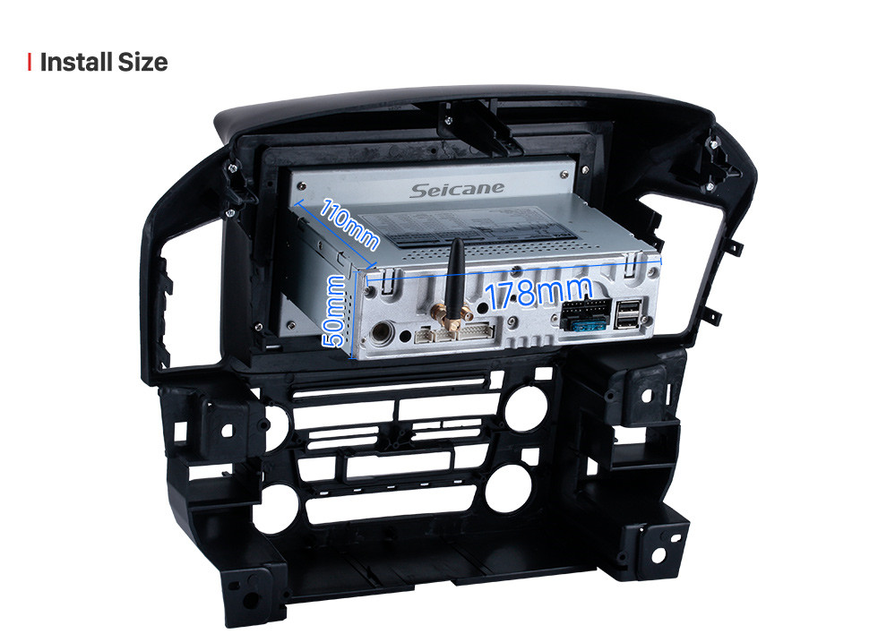 Seicane Pantalla táctil HD de 9 pulgadas 1997 Toyota Harrier Car Radio Android 11.0 Sistema de navegación GPS con soporte Bluetooth Carplay