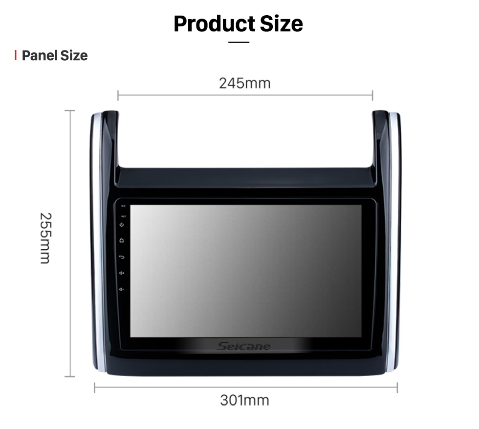 Seicane 9 pulgadas Android 10.0 2013 2014 2015 2016 2017 Ford Edge Radio Sistema de navegación GPS con pantalla táctil HD Bluetooth 3G WIFI compatible Cámara de reserva TPMS Control del volante Vínculo espejo OBD2 DVR