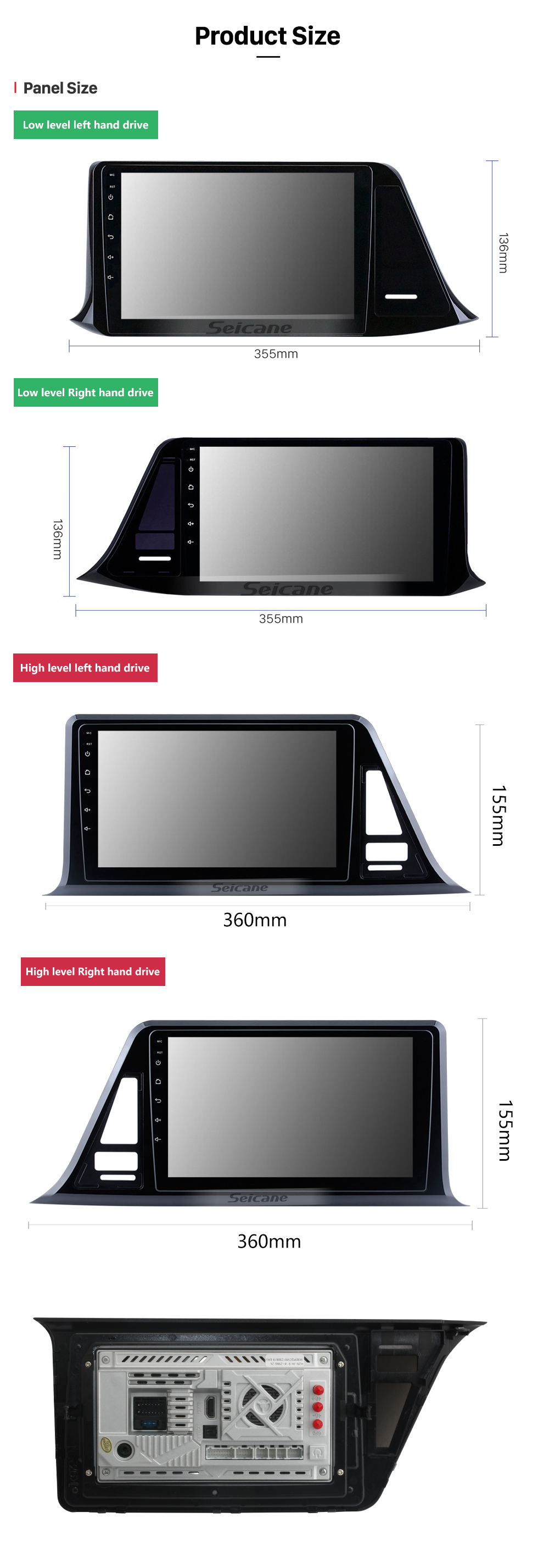 Seicane Carplay 9 inch HD Touchscreen Android 13.0 for 2018 2019 TOYOTA CHR GPS Navigation Android Auto Head Unit Support DAB+ OBDII WiFi Steering Wheel Control Seicane Carplay 9 inch HD Touchscreen Android 13.0 for 2018 2019 TOYOTA CHR GPS Navigation Android Auto Head Unit Support DAB+ OBDII WiFi Steering Wheel Control