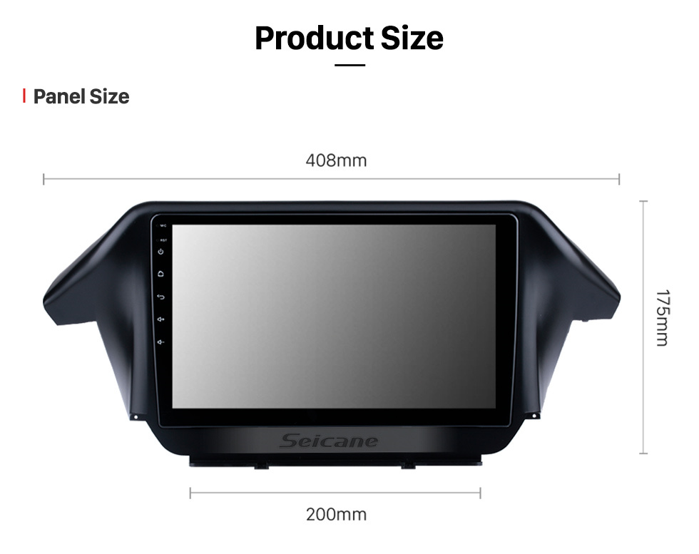 Seicane Andriod 11.0 HD Pantalla táctil 10.1 pulgadas 2009-2014 Honda Odyssey Versión media y baja Radio para automóvil Sistema de navegación GPS con soporte Bluetooth Carplay