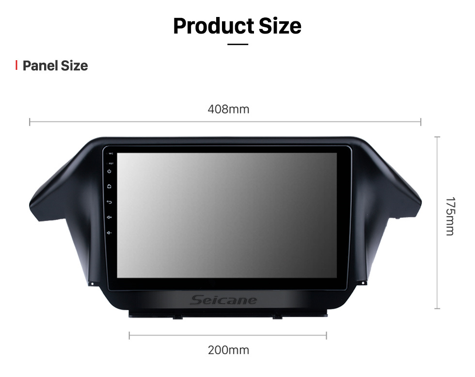 Seicane Andriod 11.0 HD Touchscreen de 10,1 polegadas 2009-2014 Honda Odyssey Versão Média e Baixa Rádio do carro Sistema de navegação GPS com suporte para Bluetooth Carplay