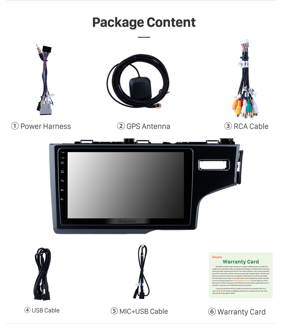 Seicane Andriod 10.0 HD écran tactile 10,1 pouces 2014 2015 2016 2017 Honda Fit RHD autoradio système de navigation GPS avec support Bluetooth Carplay Seicane Andriod 10.0 HD écran tactile 10,1 pouces 2014 2015 2016 2017 Honda Fit RHD autoradio système de navigation GPS avec support Bluetooth Carplay