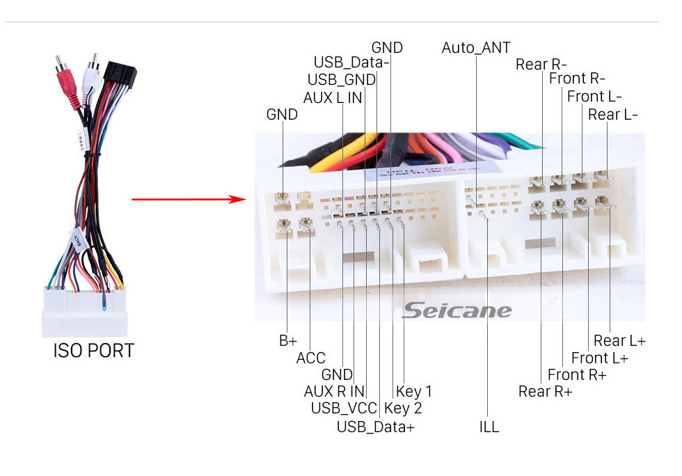 Seicane Android 10.0 HD écran tactile 9 pouces pour 2004-2008 KIA SORENTO Radio système de navigation GPS avec support Bluetooth Carplay