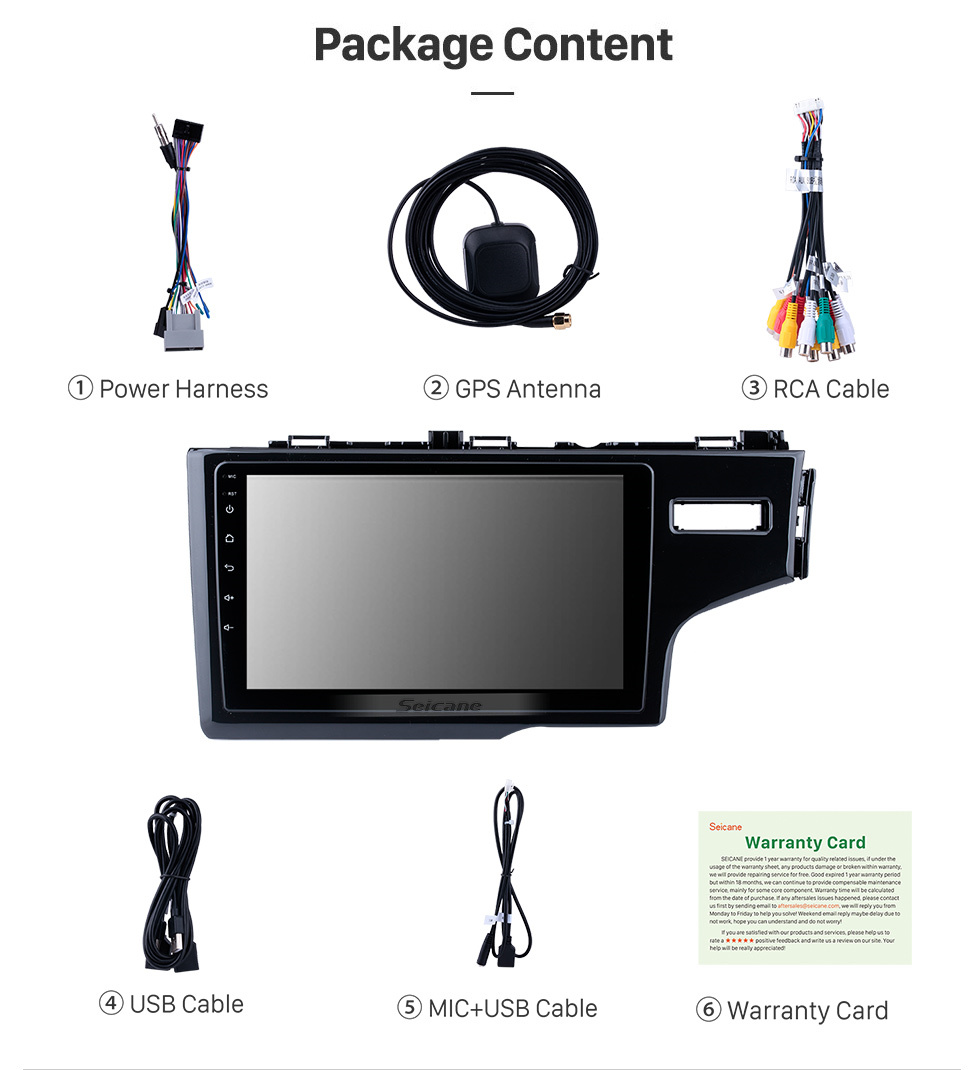 Seicane Andriod 11.0 HD Touchscreen 9 inch 2014 2015 2016 2017 Honda Fit RHD car radio GPS Navigation System with Bluetooth support Carplay Seicane Andriod 11.0 HD Touchscreen 9 inch 2014 2015 2016 2017 Honda Fit RHD car radio GPS Navigation System with Bluetooth support Carplay