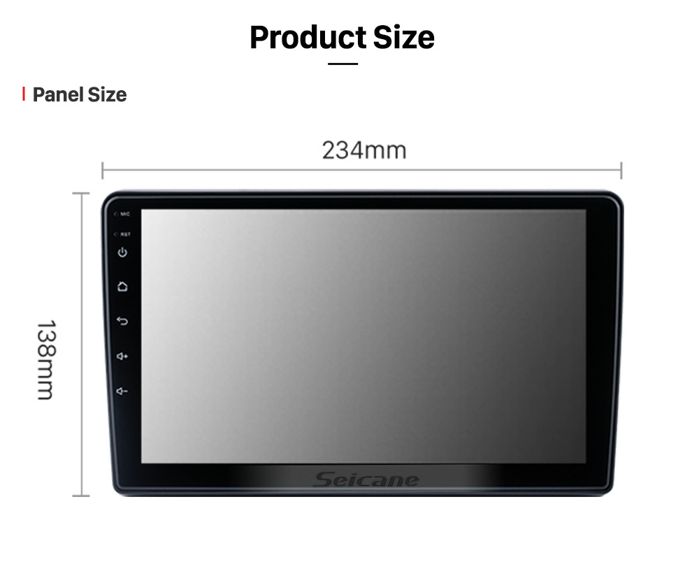 Seicane Android 11.0 HD Touchscreen 9 inch For 2010 2011 2012 2013 2014 Kia K5 frame Small Radio GPS Navigation System with Bluetooth support Carplay