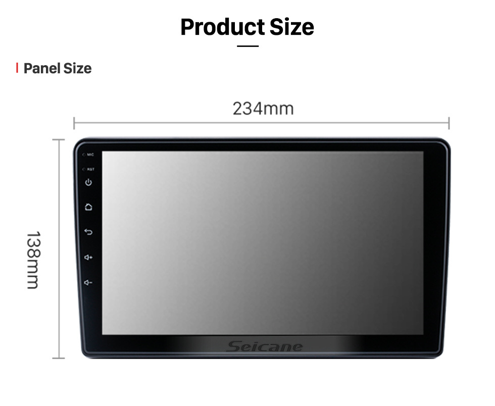 Seicane Android 11.0 HD Touchscreen de 9 polegadas para 2010 2011 2012 2013 2014 Kia K5 frame Pequeno sistema de navegação GPS por rádio com suporte para Bluetooth Carplay