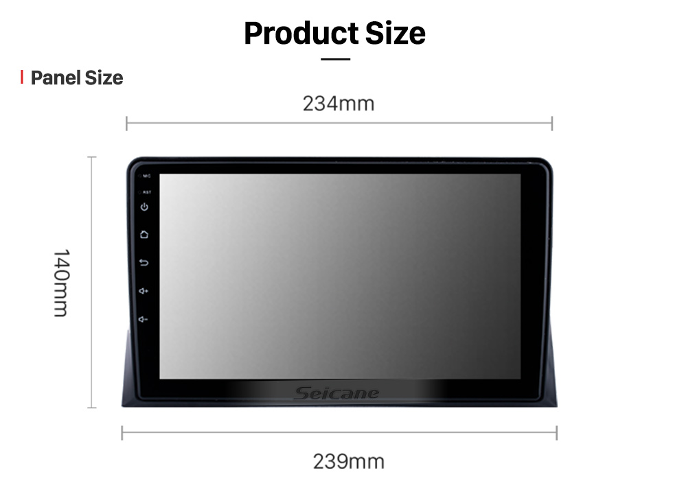 Seicane 9 inch HD Touchscreen Android 10.0 For 2008-2015 VW Volkswagen Multivan car Radio with Bluetooth GPS Navigation System Carplay